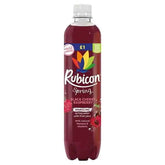 Rubicon Spring Black Cherry Raspberry Sparkling Spring Water with Fruit Juice 500ml (Case of 12)  Adomoo
